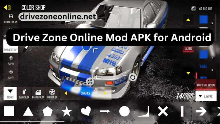 Drive Zone Online Mod APK for Android v0.8.0 (Unlimited Money)